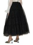 Back View - Click To Enlarge - GIAMBATTISTA VALLI - Micro Paillette Flared Tulle Skirt