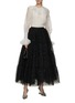 Figure View - Click To Enlarge - GIAMBATTISTA VALLI - Ruffled Organza Blouse