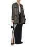 Figure View - Click To Enlarge - GIAMBATTISTA VALLI - Micro Paillette Tweed Coat