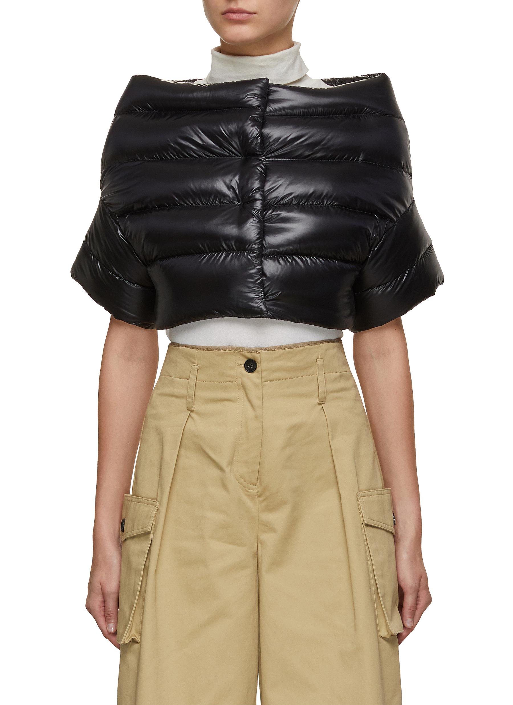 HERNO | Cropped Puffer Bolero Jacket | Women | Lane Crawford
