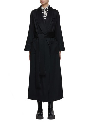 Main View - Click To Enlarge - KITON - Belted Long Coat
