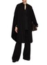 Figure View - Click To Enlarge - KITON - Oversized Crystal Embellished Cape