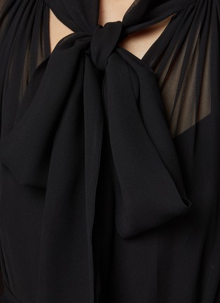  - KITON - High Neck Silk Maxi Dress