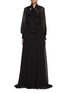Main View - Click To Enlarge - KITON - High Neck Silk Maxi Dress