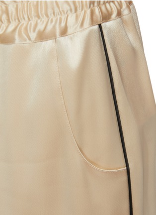  - KITON - Contrast Trim Satin Joggers
