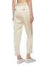 Back View - Click To Enlarge - KITON - Contrast Trim Satin Joggers
