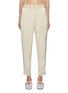 Main View - Click To Enlarge - KITON - Contrast Trim Satin Joggers