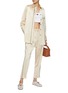Figure View - Click To Enlarge - KITON - Contrast Trim Satin Joggers