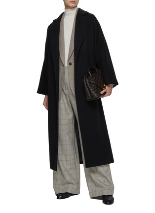 Figure View - Click To Enlarge - KITON - Belted Long Coat