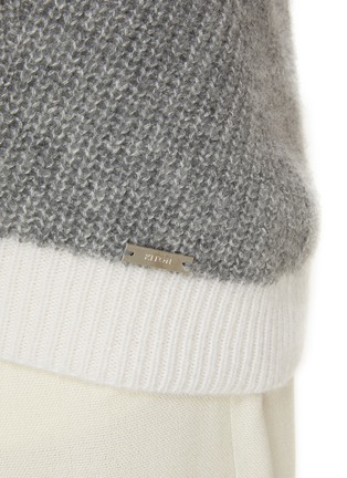  - KITON - Contrast Hem Sweater