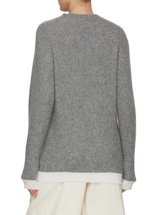 Back View - Click To Enlarge - KITON - Contrast Hem Sweater