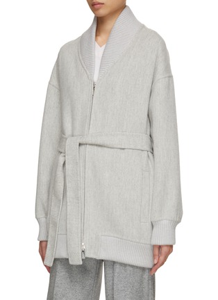 Front View - Click To Enlarge - KITON - Removable Fur Insert Bomber Jacket