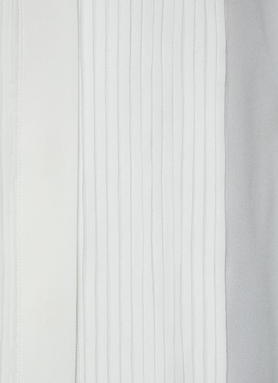  - KITON - Pleated Front Silk Shirt