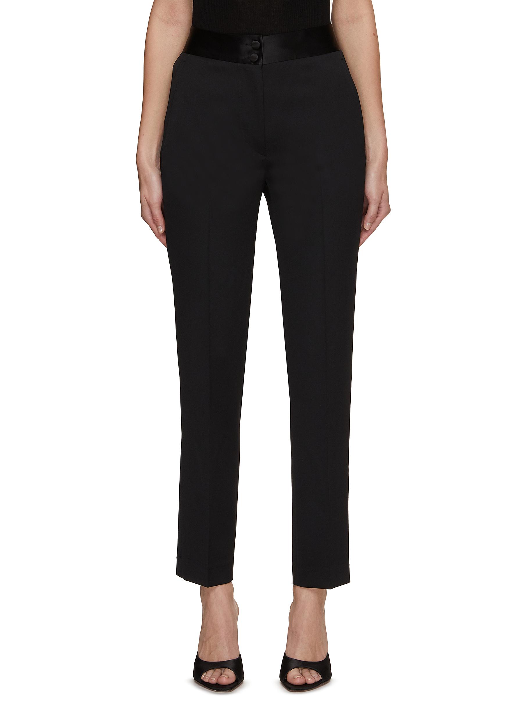 High waisted tuxedo pants ladies online