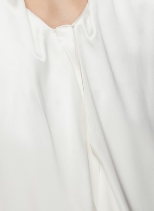  - KITON - Lavalliere Silk Blouse