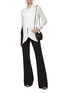 Figure View - Click To Enlarge - KITON - Lavalliere Silk Blouse