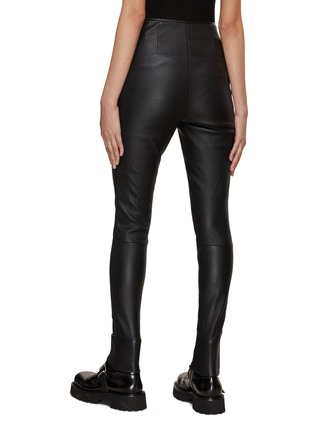 Back View - Click To Enlarge - KITON - Leather Leggings