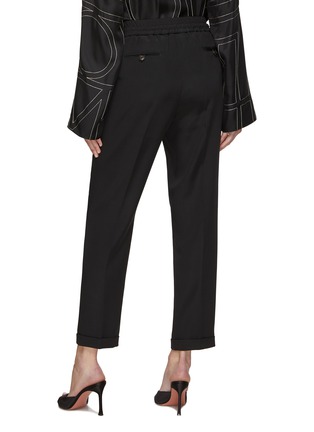 Back View - Click To Enlarge - KITON - Drawstring Waist Cropped Leg Pants