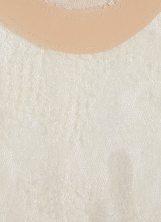  - KITON - Silk Trim Lace Tank Top