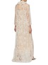 Back View - Click To Enlarge - KITON - High Collar Lace Maxi Dress