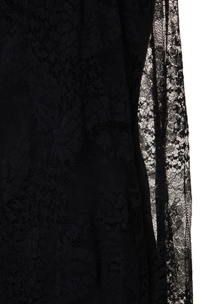  - KITON - High Collar Lace Maxi Dress
