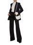 Figure View - Click To Enlarge - SA SU PHI - Andrea Straight Leg Satin Pants