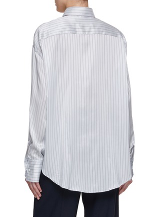 Back View - Click To Enlarge - SA SU PHI - Roberta Silk Striped Shirt