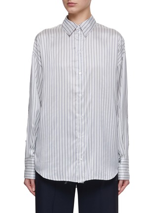Main View - Click To Enlarge - SA SU PHI - Roberta Silk Striped Shirt
