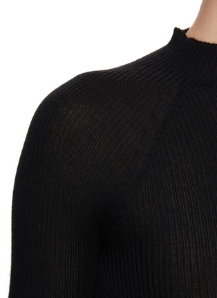  - SA SU PHI - Cashmere Silk Blend Ribbed Knit Top