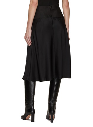 Back View - Click To Enlarge - SA SU PHI - Erika Satin Midi Skirt