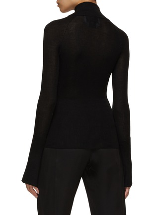 Back View - Click To Enlarge - SA SU PHI - Turtleneck Slim Knit Sweater