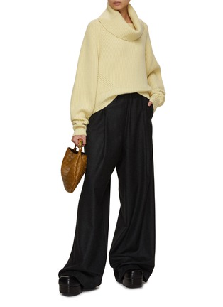 Figure View - Click To Enlarge - SA SU PHI - Turtleneck Rib Knit Sweater