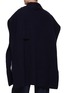 Back View - Click To Enlarge - SA SU PHI - Turtleneck Wool Cashmere Knit Poncho