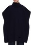 Main View - Click To Enlarge - SA SU PHI - Turtleneck Wool Cashmere Knit Poncho