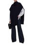 Figure View - Click To Enlarge - SA SU PHI - Turtleneck Wool Cashmere Knit Poncho