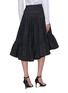 Back View - Click To Enlarge - PRUNE GOLDSCHMIDT - Tiered Ruffled Skirt