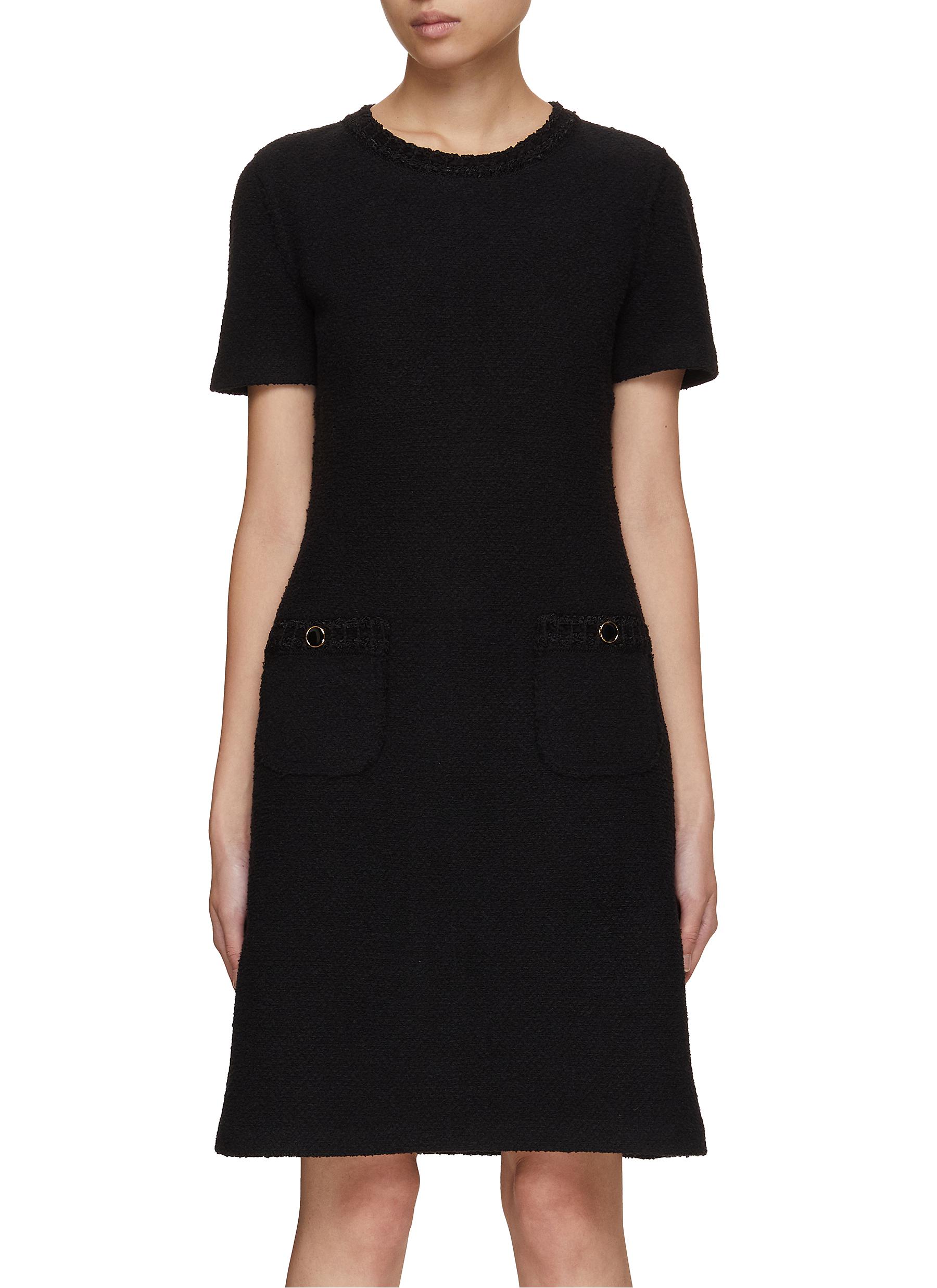 ST. JOHN Classic Tweed Dress Women Lane Crawford