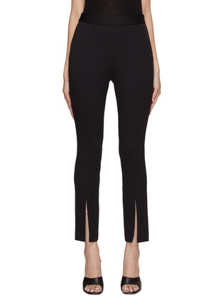 Main View - Click To Enlarge - ST. JOHN - Front Slit Crop Flared Leggings