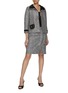 Figure View - Click To Enlarge - ST. JOHN - Metallic Tweed Pencil Skirt