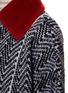  - ST. JOHN - Wide Sleeve Chevron Knit Coat