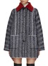 Main View - Click To Enlarge - ST. JOHN - Wide Sleeve Chevron Knit Coat