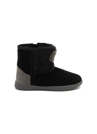 Main View - Click To Enlarge - UGG - Koala Stuffie Toddlers Suede Shearling Boots