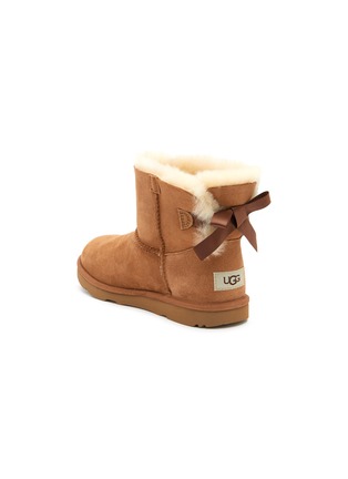 Detail View - Click To Enlarge - UGG - Mini Bailey Bow II Kids Suede Boots
