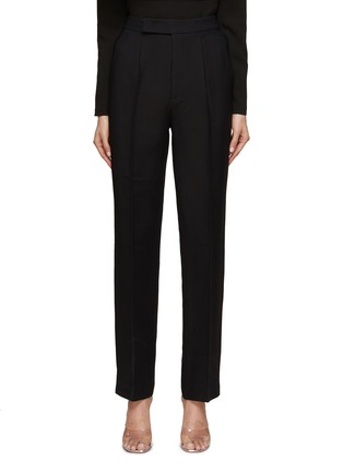 Main View - Click To Enlarge - ROLAND MOURET - Straight Leg Silk Pants