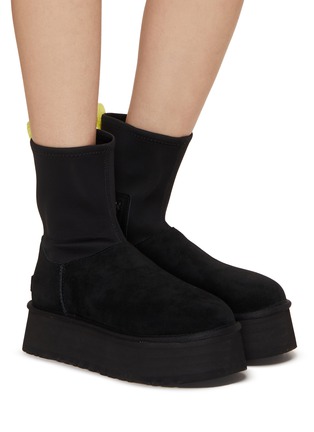 Figure View - Click To Enlarge - UGG - Classic Dipper Stretchy Platform Boots