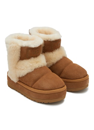 Detail View - Click To Enlarge - UGG - Classic Cloudpeak Quilted Shearling Boots