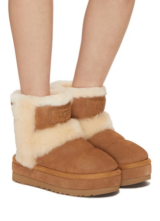 Figure View - Click To Enlarge - UGG - Classic Cloudpeak Quilted Shearling Boots