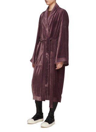 Detail View - Click To Enlarge - RICK OWENS  - Dagger Robe Coat