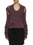 Main View - Click To Enlarge - RICK OWENS  - Multiholes Knit Jumper