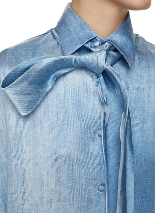  - ERMANNO SCERVINO - Satin Batwing Silk Blouse